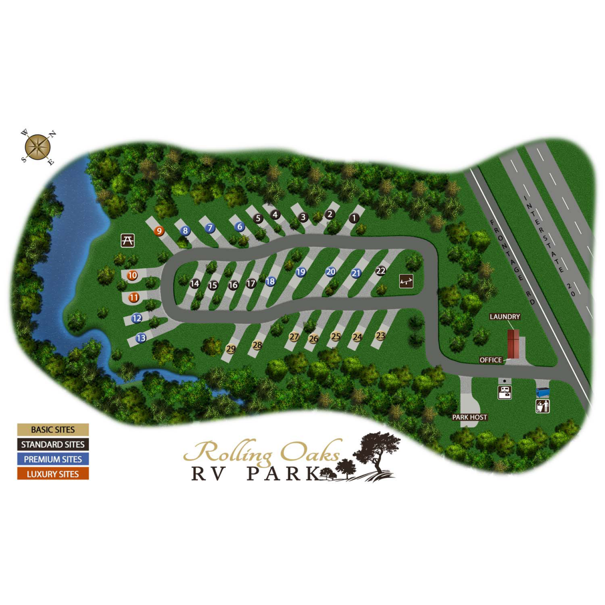 Rv Park Maps Rv Park Signs