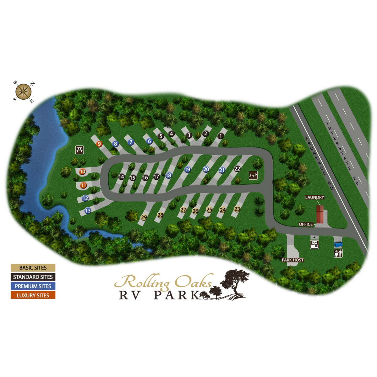 Rv Park Maps Rv Park Signs 4703