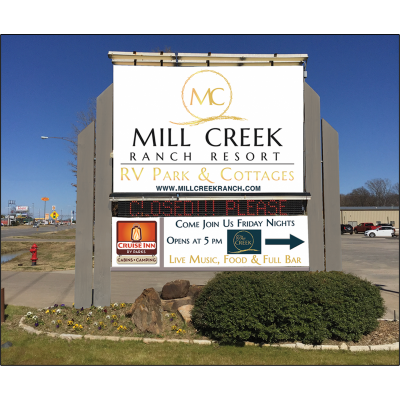 Mill Creek Entrance Sign