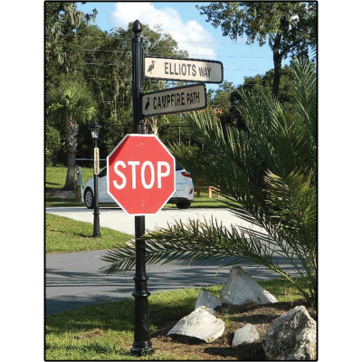 Street Sign Stop Combo